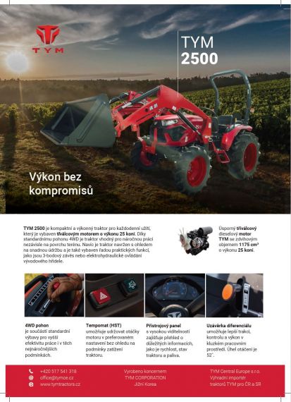 Traktor TYM 2500