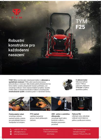 Traktor TYM F25